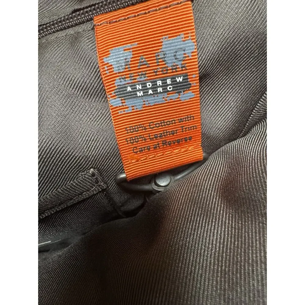 Marc New York Andrew Marc Messenger Bag Brown Laptop Briefcase 15”
